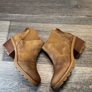 Sorel Brown Ankle Booties woman’s size 36 (j73)